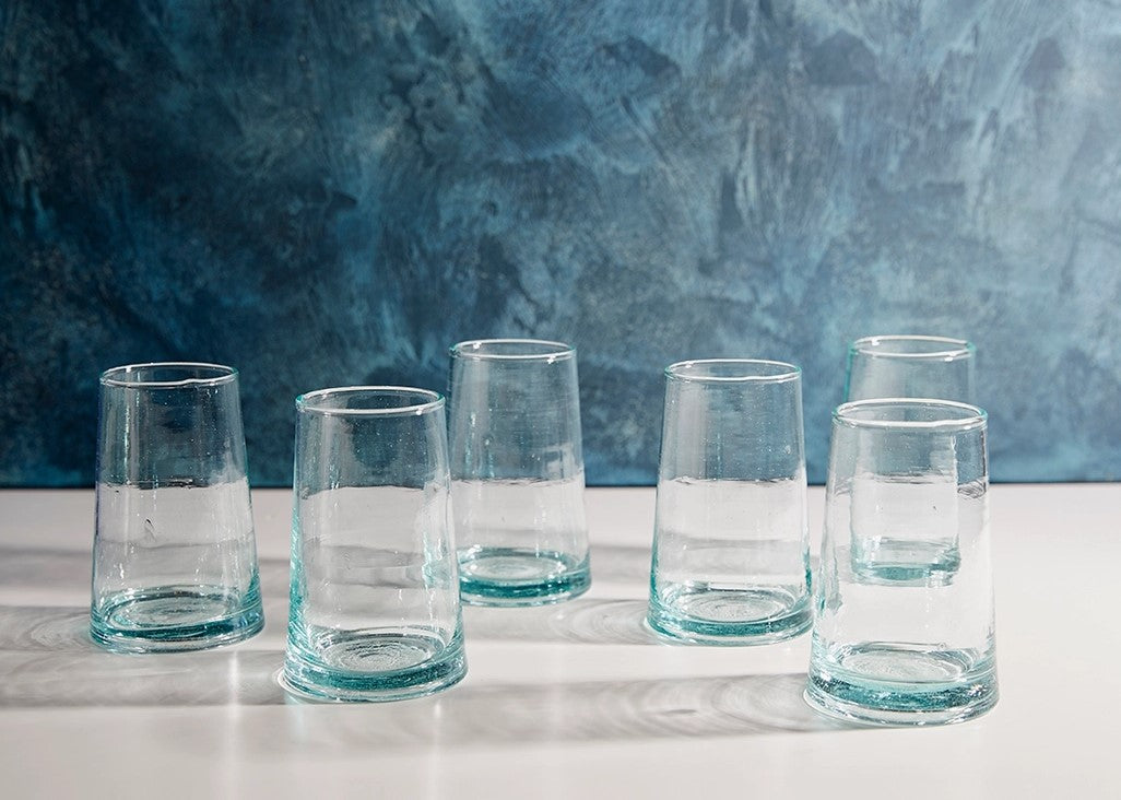 Moroccan Cone Glassware - Clear