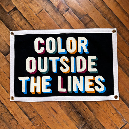 Color Outside the Lines Flag