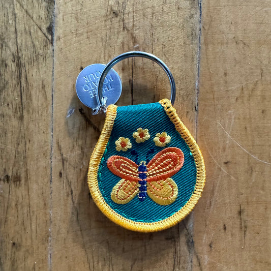 Patch Keychain - Butterfly