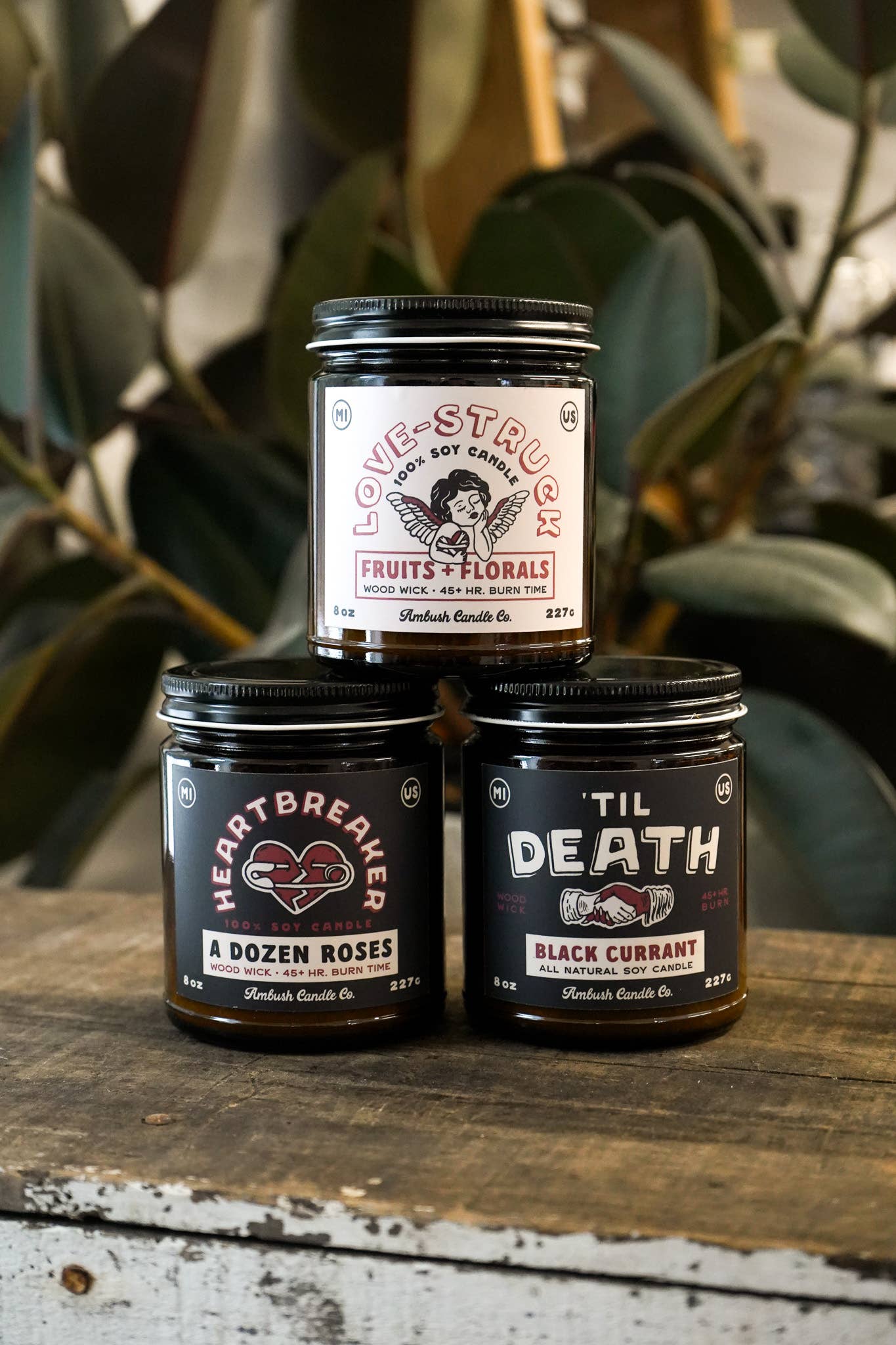 'Til Death | Black Currant 8oz Soy Candle