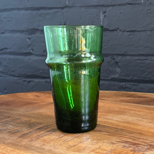 Moroccan Beldi Glassware - Green